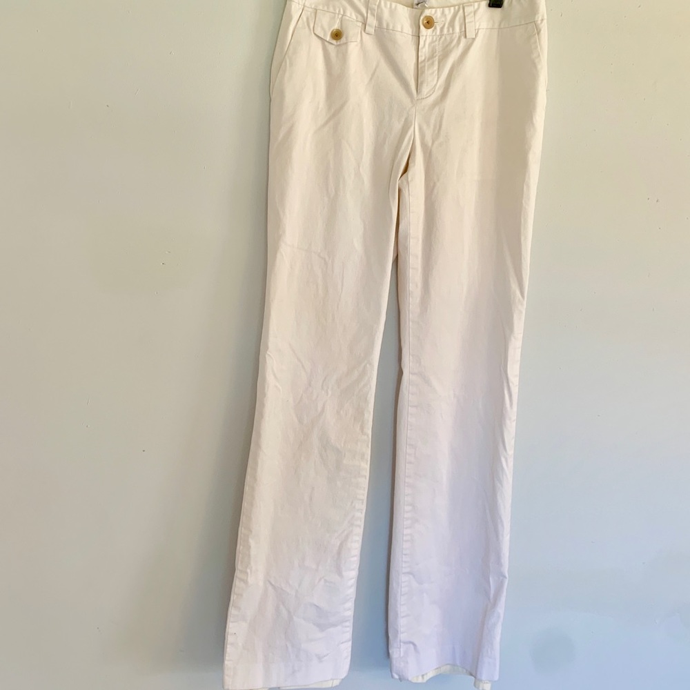 White Banana Republic Martin pants